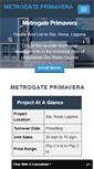 Mobile Screenshot of metrogateprimavera.com
